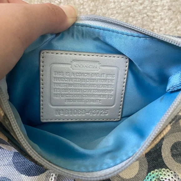 Coach Vintage Denim Purse - Sparkly! (Free Shipping!) - Picture 4 of 4